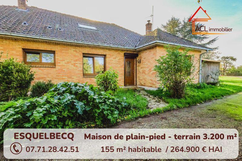 Esquelbecq – Maison De Plain-pied 155m² Habitable– 240 000€ | ACL ...